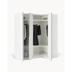 Armario Esquinero Modular Leon, 3 Puertas (165 Cm), Diferentes Variantes