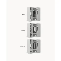 Armario Esquinero Modular Charlotte, 3 Puertas (165 Cm), Diferentes Variantes