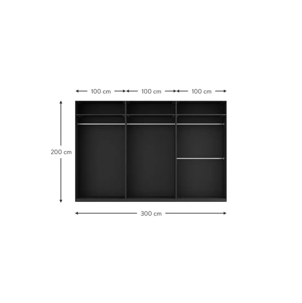 Armario Modular Leon, 6 Puertas (300 Cm), Diferentes Variantes
