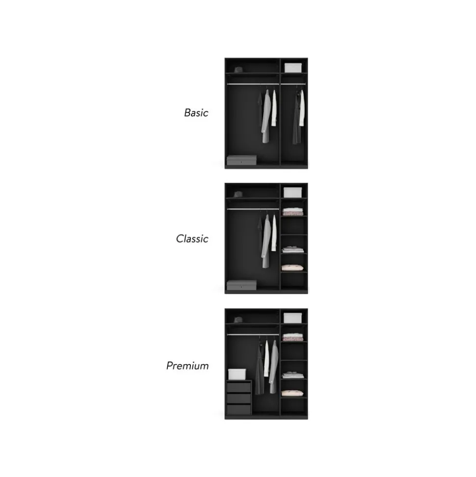 Armario Modular Leon, 3 Puertas (150 Cm), Diferentes Variantes
