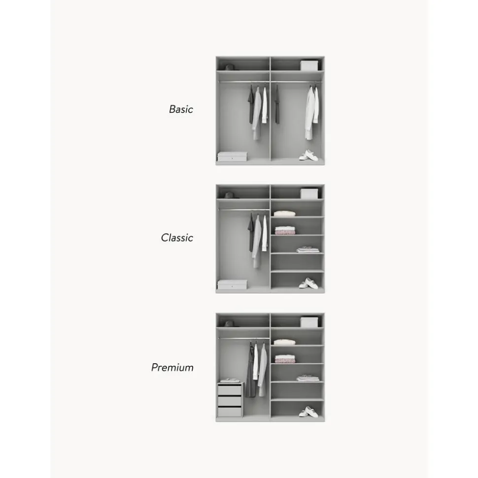 Armario Modular Leon, 4 Puertas (200 Cm), Diferentes Variantes