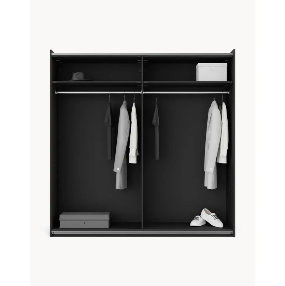 Armario Modular Leon, 2 Puertas Correderas (200 Cm), Diferentes Variantes