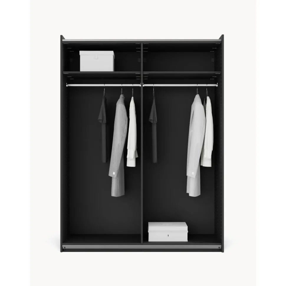 Armario Modular Leon, 2 Puertas Correderas (150 Cm), Diferentes Variantes