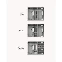 Armario Modular Simone, 5 Puertas (250 Cm), Diferentes Variantes