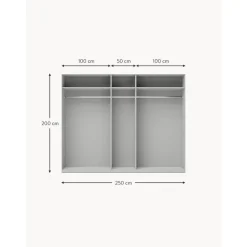 Armario Modular Simone, 5 Puertas (250 Cm), Diferentes Variantes