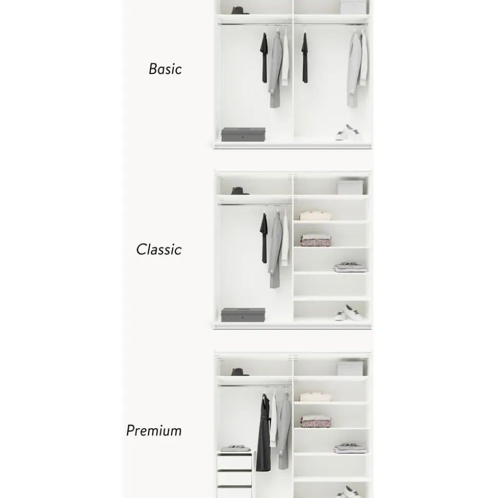 Armario Modular Simone, 2 Puertas Correderas (200 Cm), Diferentes Variantes