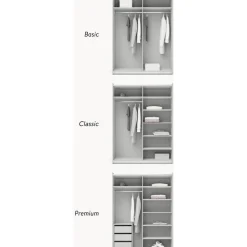 Armario Modular Simone, 2 Puertas Correderas (150 Cm), Diferentes Variantes