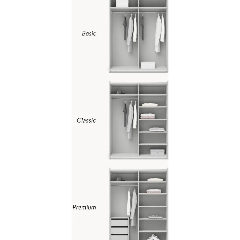 Armario Modular Simone, 2 Puertas Correderas (150 Cm), Diferentes Variantes