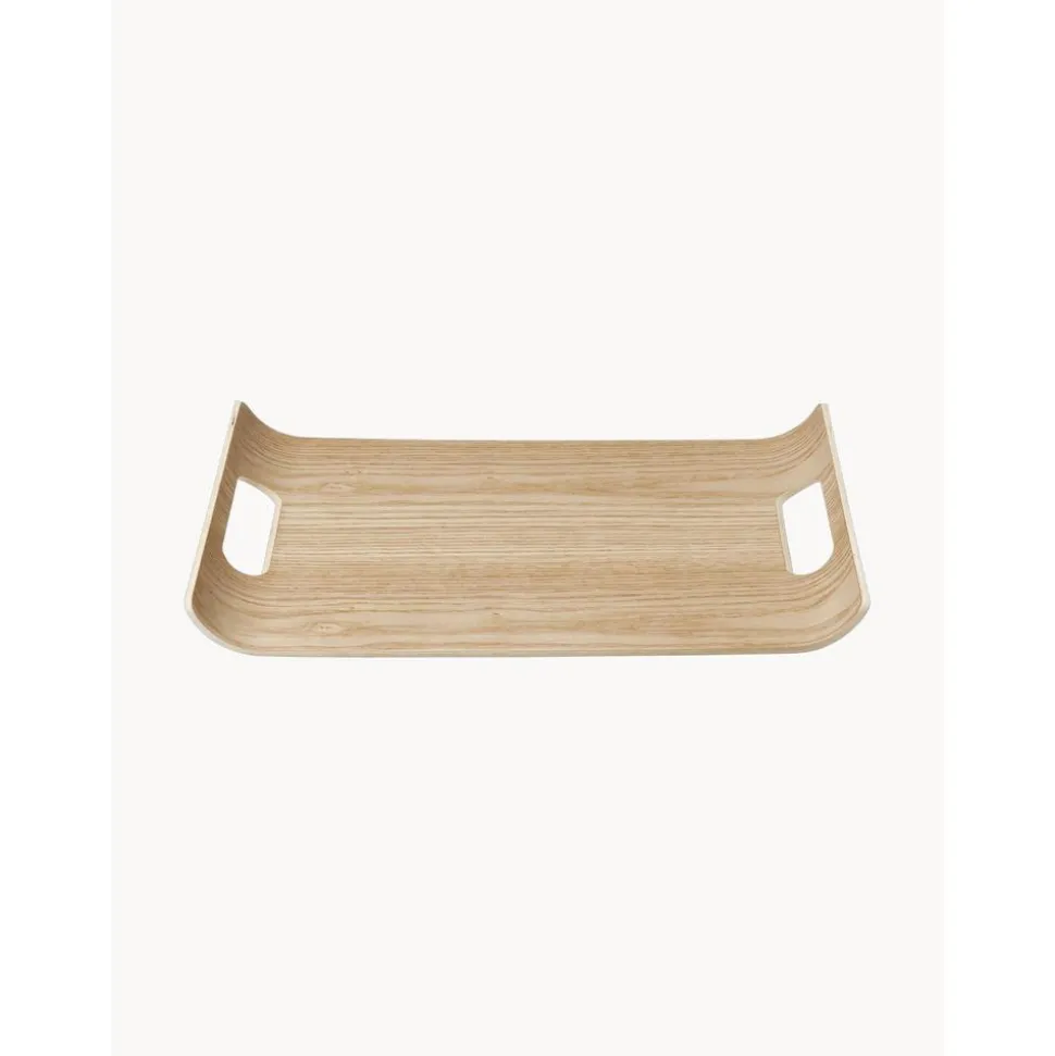 Bandeja Decorativa De Madera Wilo, 36 Cm