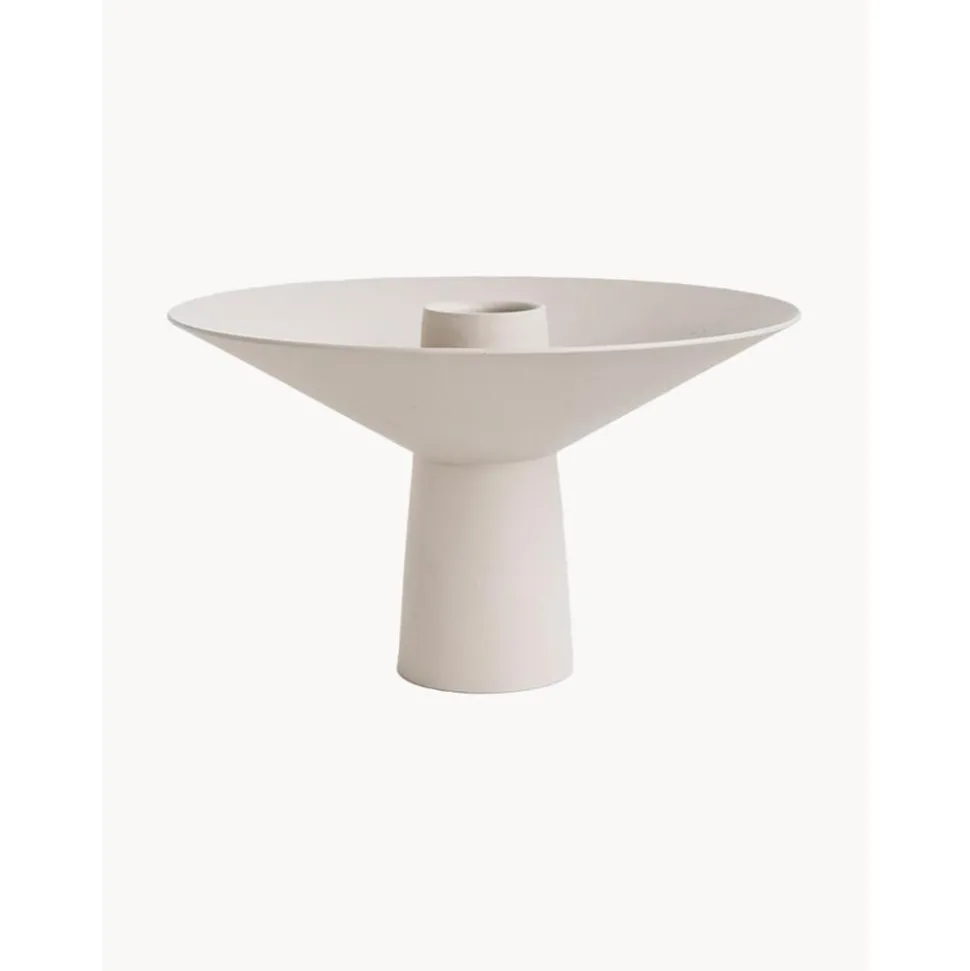 Candelabro De Acero Inoxidable Mate Uma