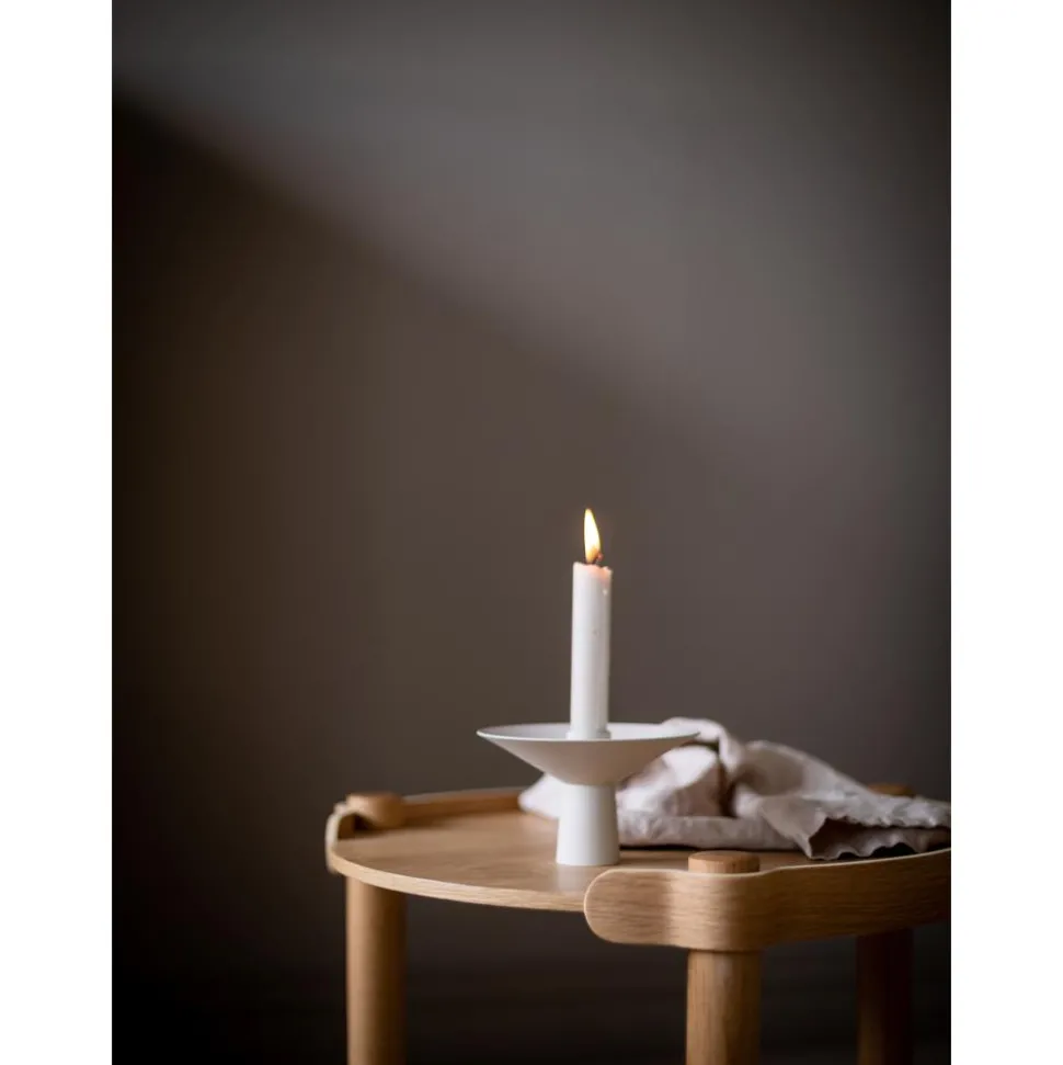 Candelabro De Acero Inoxidable Mate Uma