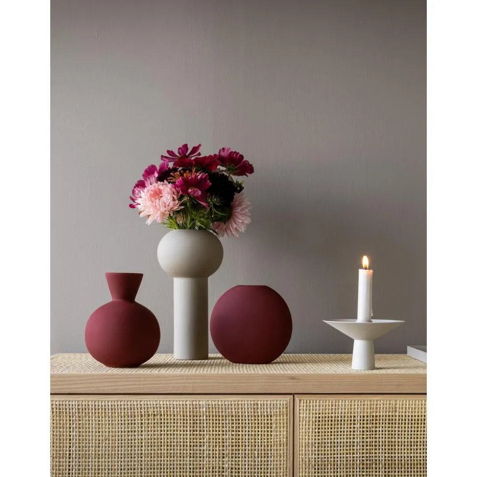 Candelabro De Acero Inoxidable Mate Uma