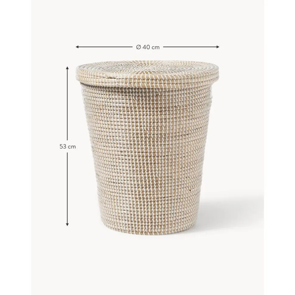Cesta De Jacinto De Agua Con Tapadera Aleya