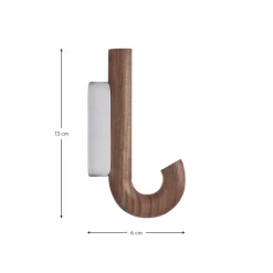 Colgador De Madera De Nogal Umbrella, Diferentes Tamanos