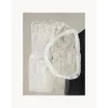 Cuadro En Lienzo Pintado A Mano White Stone