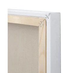 Cuadro En Lienzo Pintado A Mano Freja Blanche