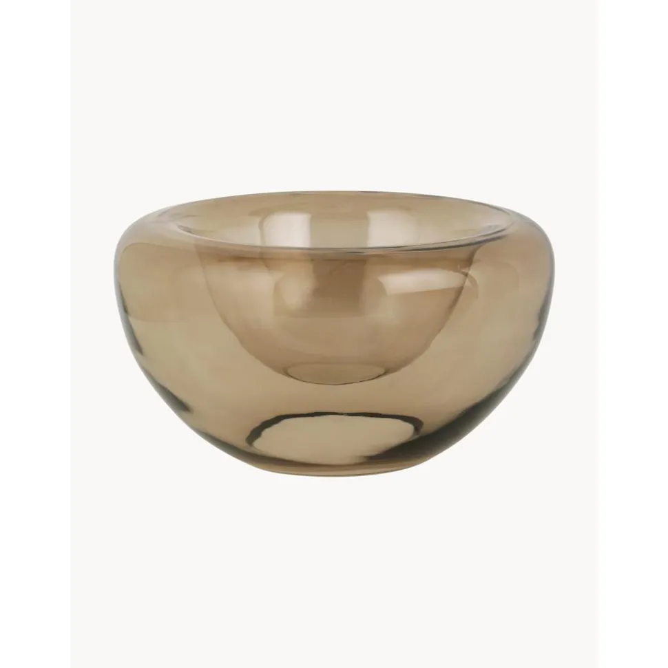 Cuenco Decorativo De Vidrio Soplado Artesanalmente Opal, O 36 Cm