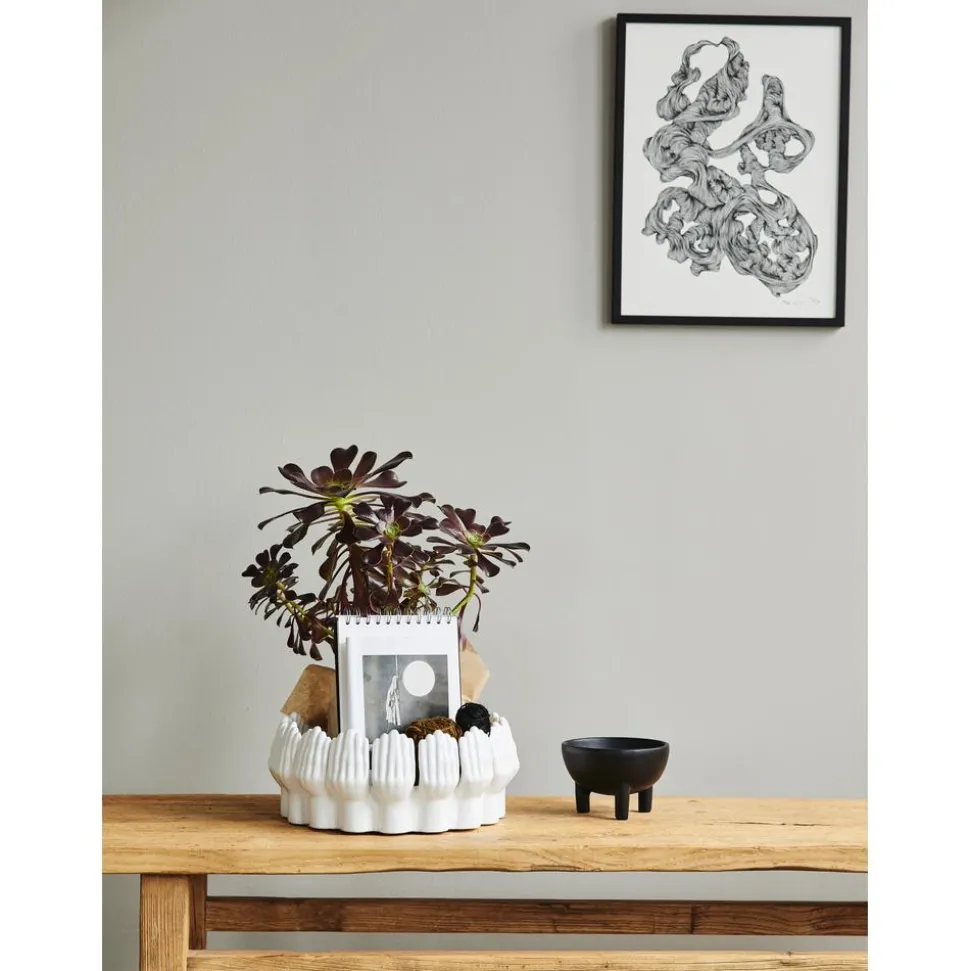 Cuenco Decorativo Grande De Ceramica Anise