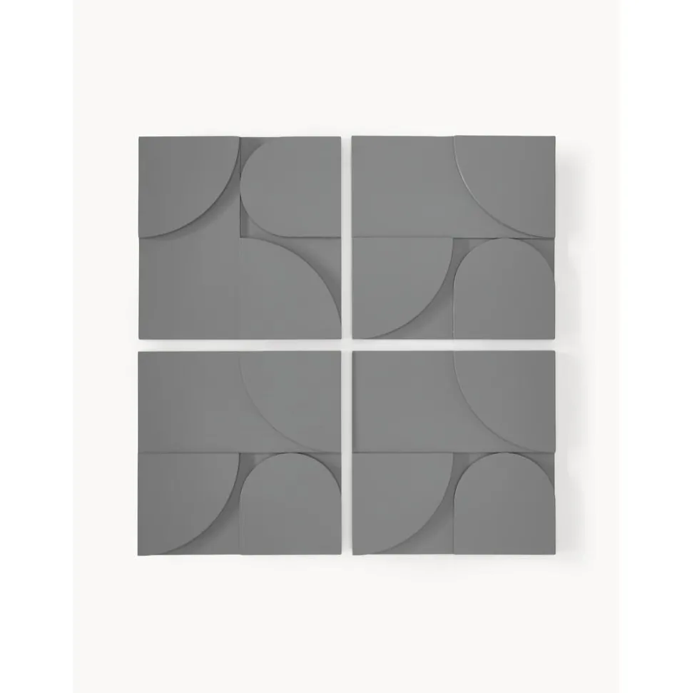 Decoracion De Pared De Madera Massimo, 4 Uds.
