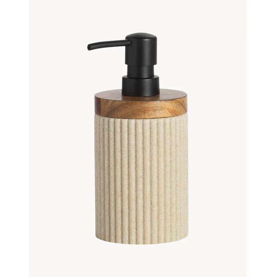 Dosificador De Jabon Con Madera Laura