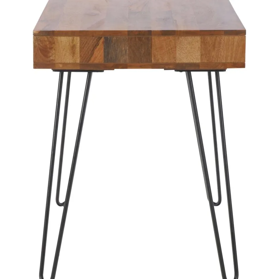 Escritorio De Madera Y Metal Repa