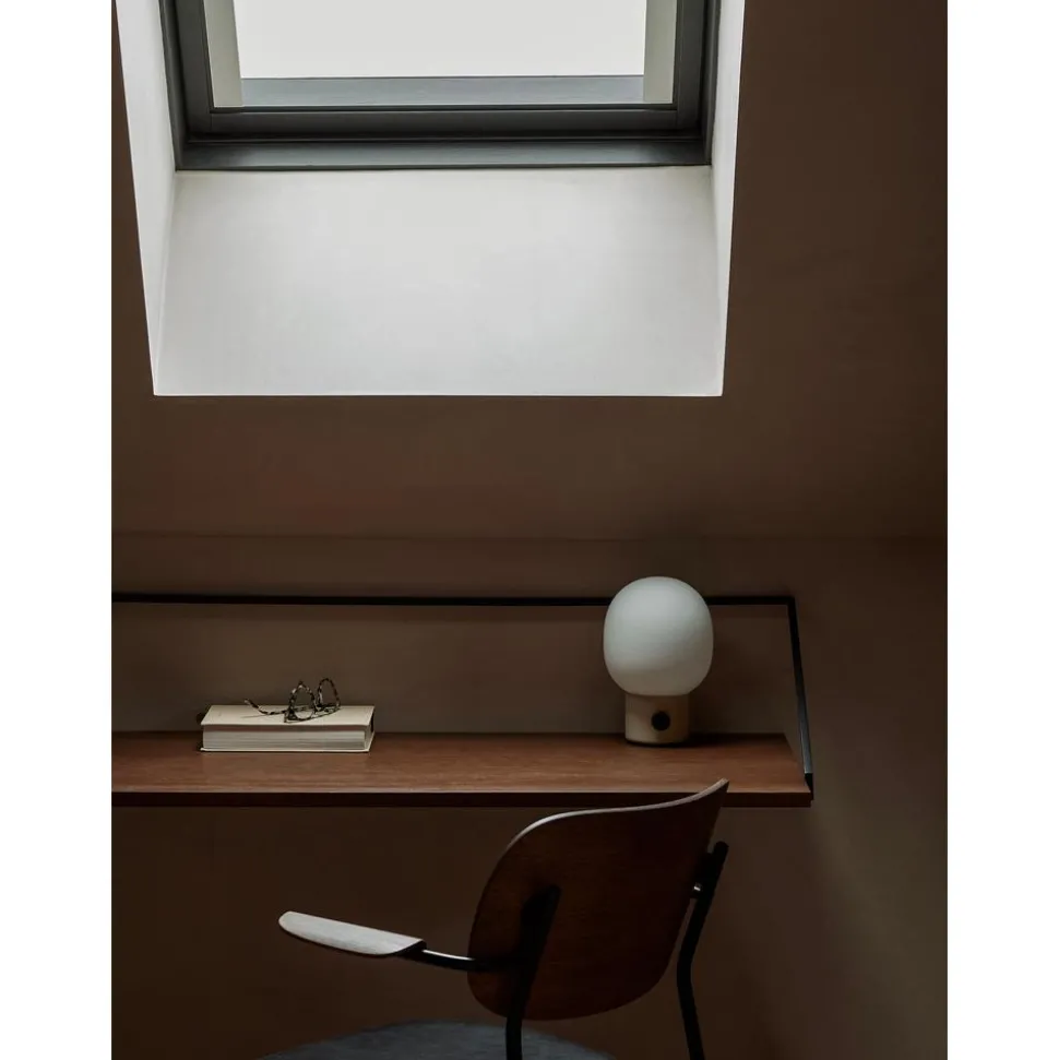 Escritorio De Pared De Madera Y Metal Rail