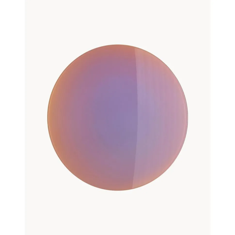 Espejo De Pared De Diseno Iridiscente Ruby