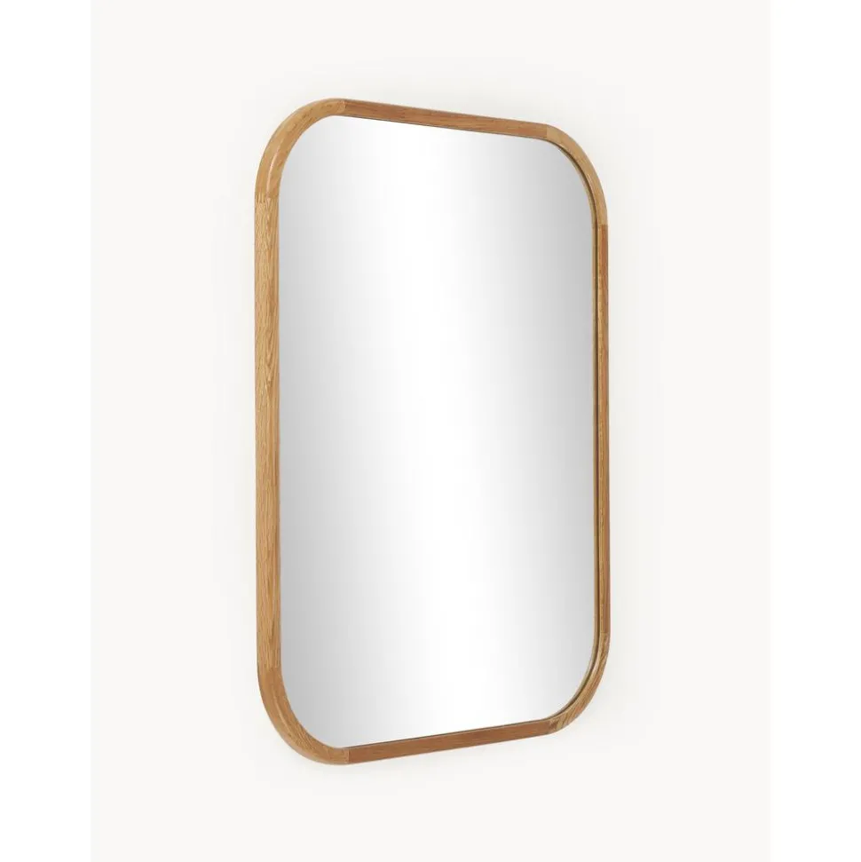Espejo De Pared De Madera De Roble Levan
