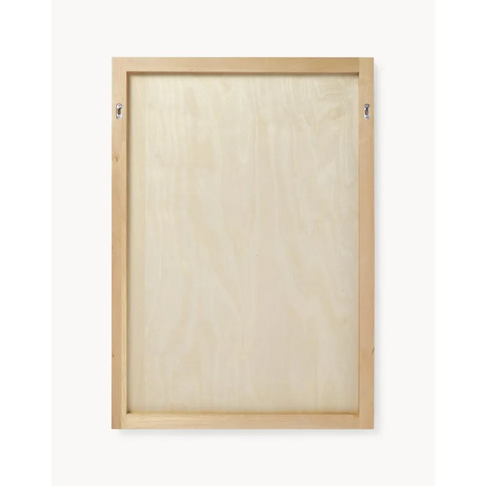Espejo De Pared De Madera De Abedul Nele