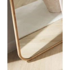 Espejo De Pared De Madera Levan