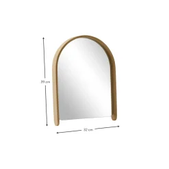 Espejo De Pared De Roble Woody