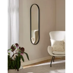 Espejo De Pared Ovalado De Aluminio Norm