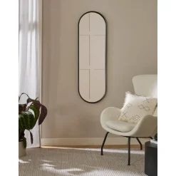 Espejo De Pared Ovalado De Aluminio Norm
