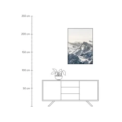 Impresion Digital Enmarcada White Mountain