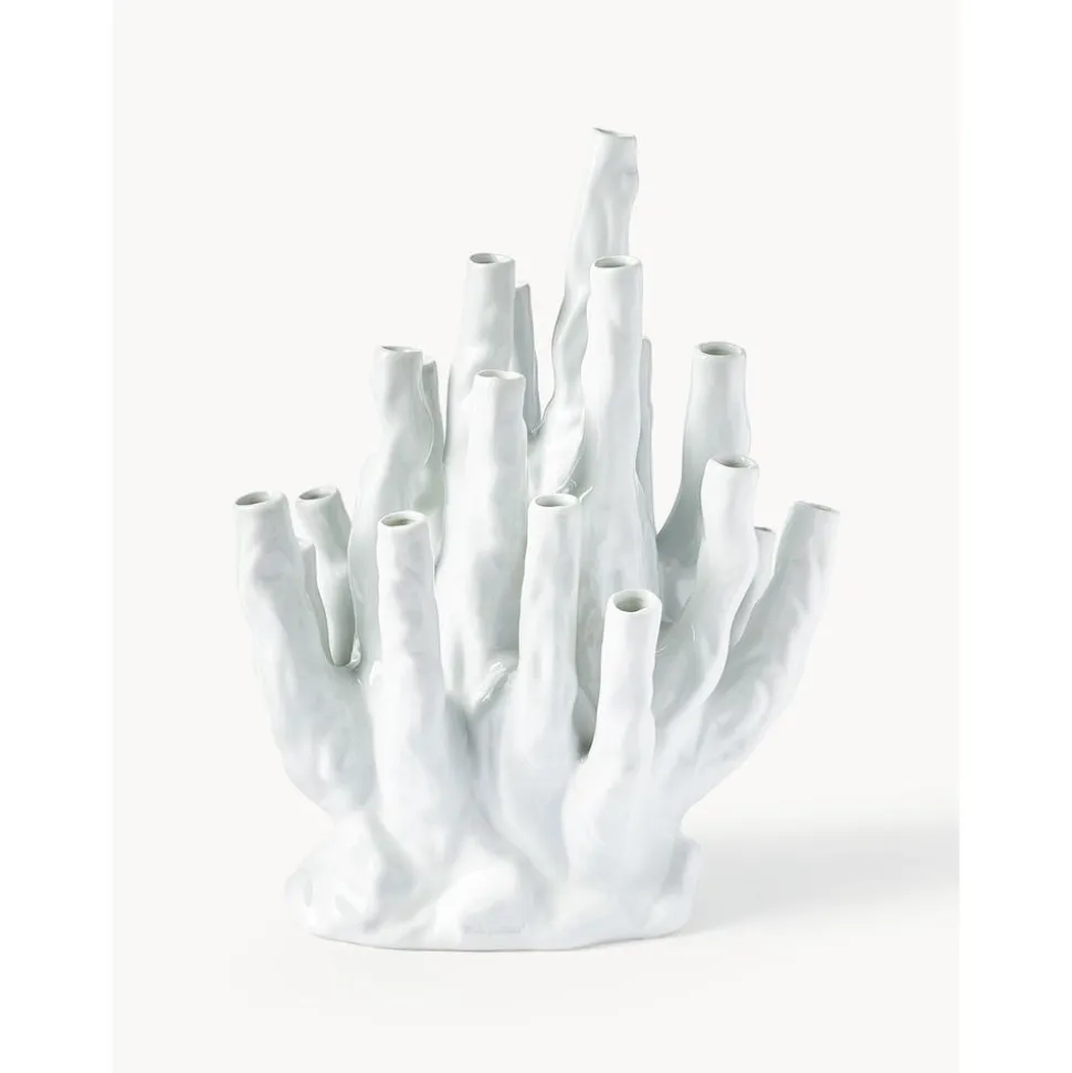 Jarron De Porcelana De Diseno Coral