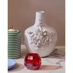 Jarron De Porcelana De Diseno Rose