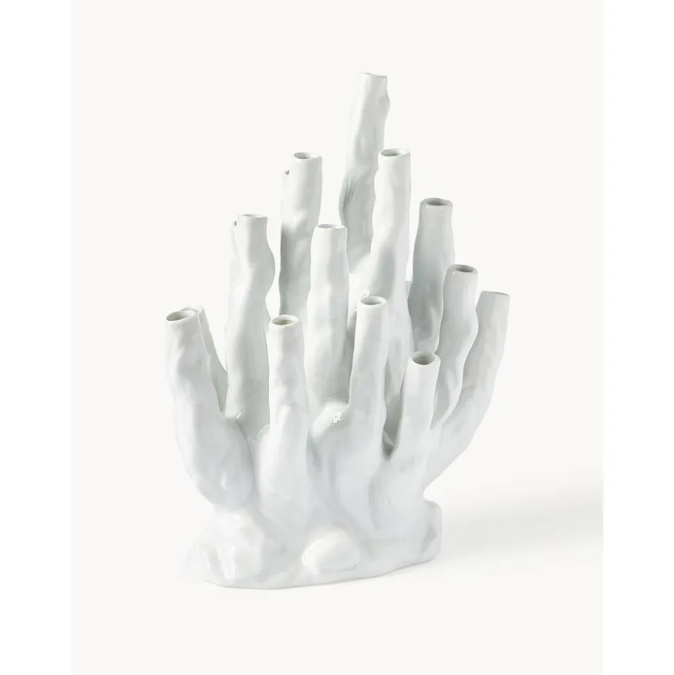 Jarron De Porcelana De Diseno Coral