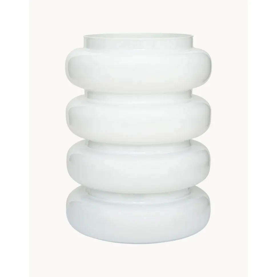 Jarron De Vidrio Reciclado De Diseno Bulb