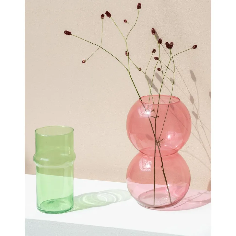 Jarron Soplado Artesanalmente De Diseno Bulb
