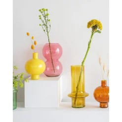 Jarron Soplado Artesanalmente De Diseno Bulb