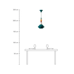 Lampara De Techo Artesanal De Diseno Lariat