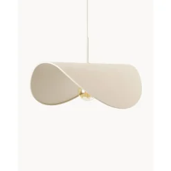 Lampara De Techo De Lino De Diseno Kenzie