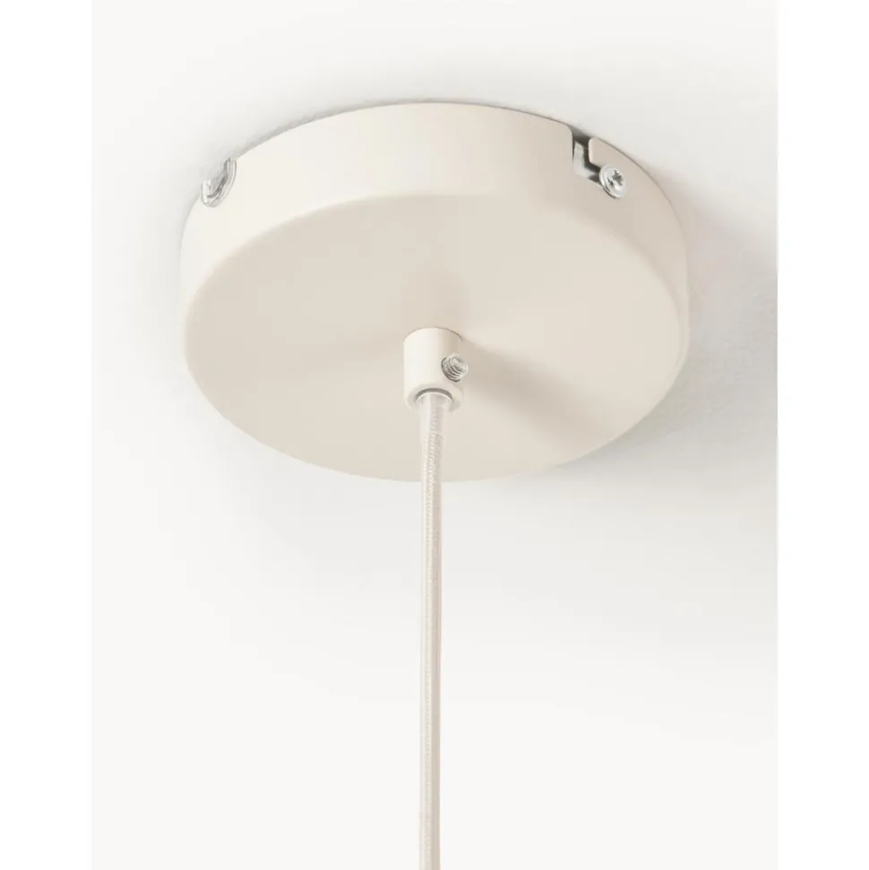 Lampara De Techo De Lino De Diseno Kenzie