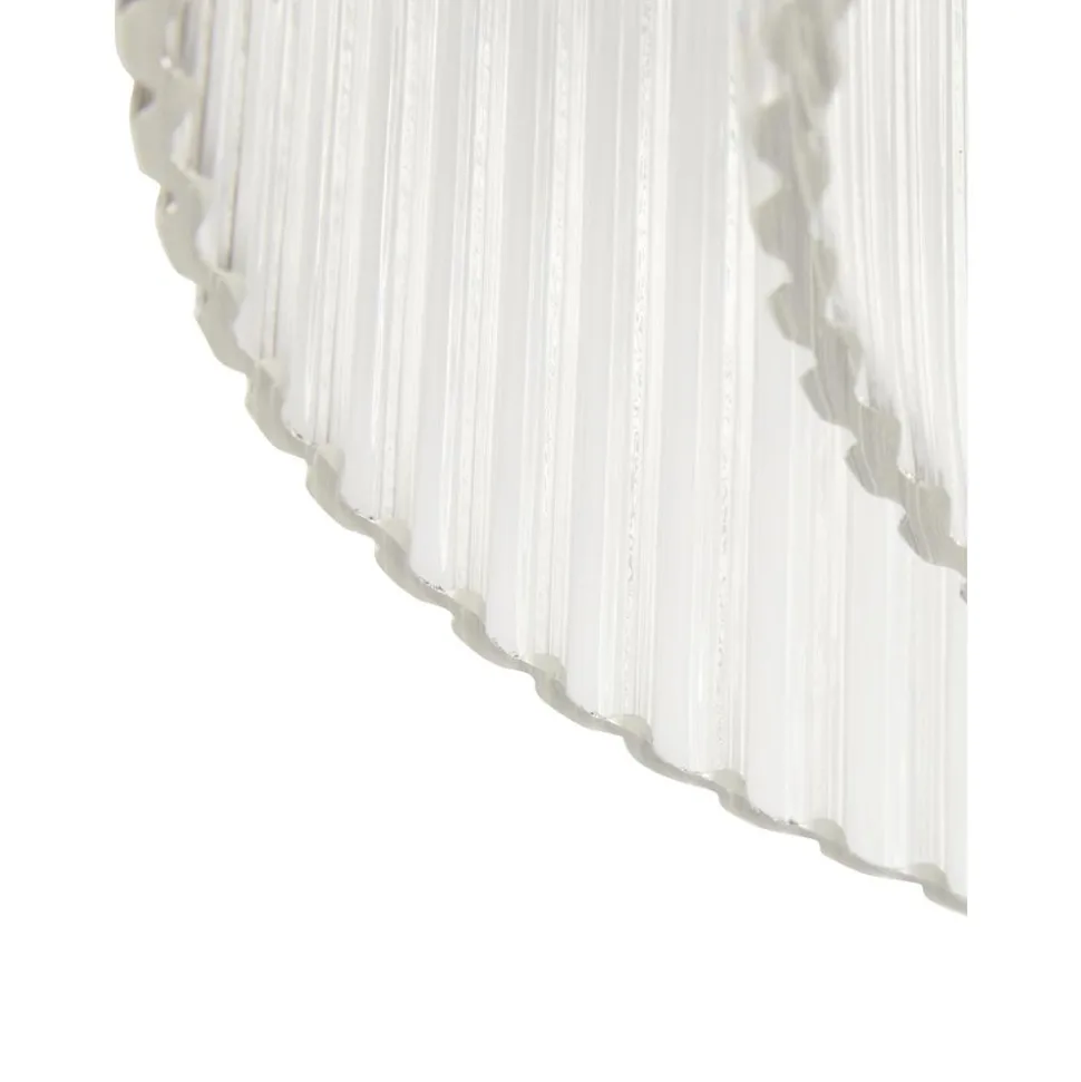 Lampara De Techo De Vidrio Con Relieves Ripple