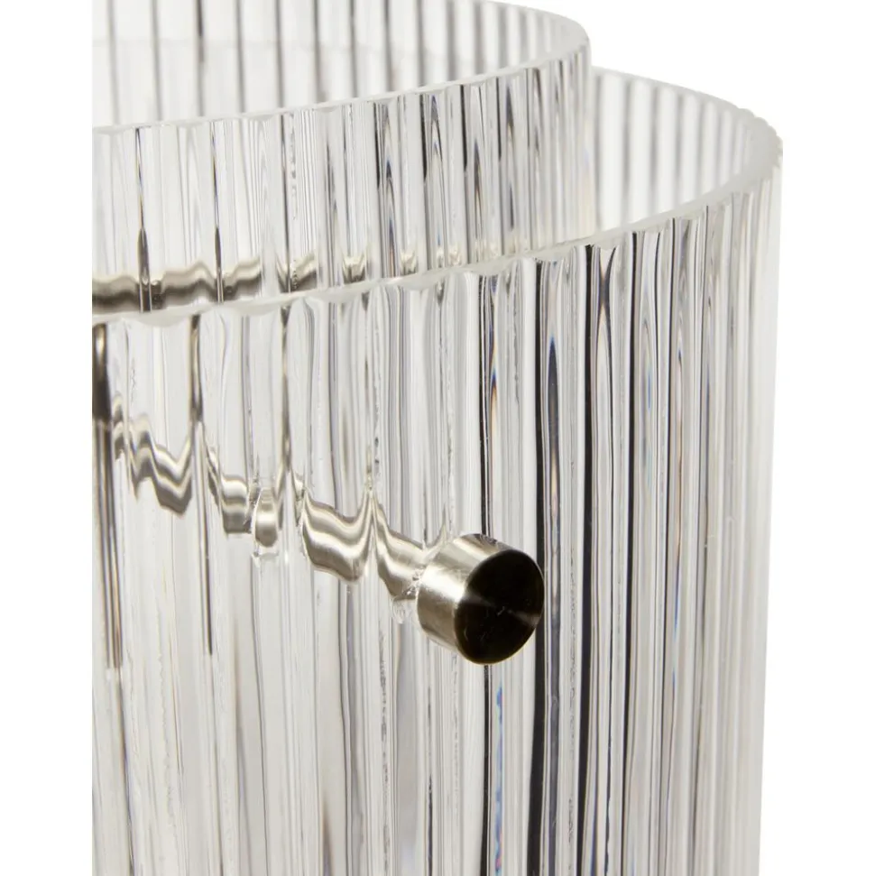 Lampara De Techo De Vidrio Con Relieves Ripple