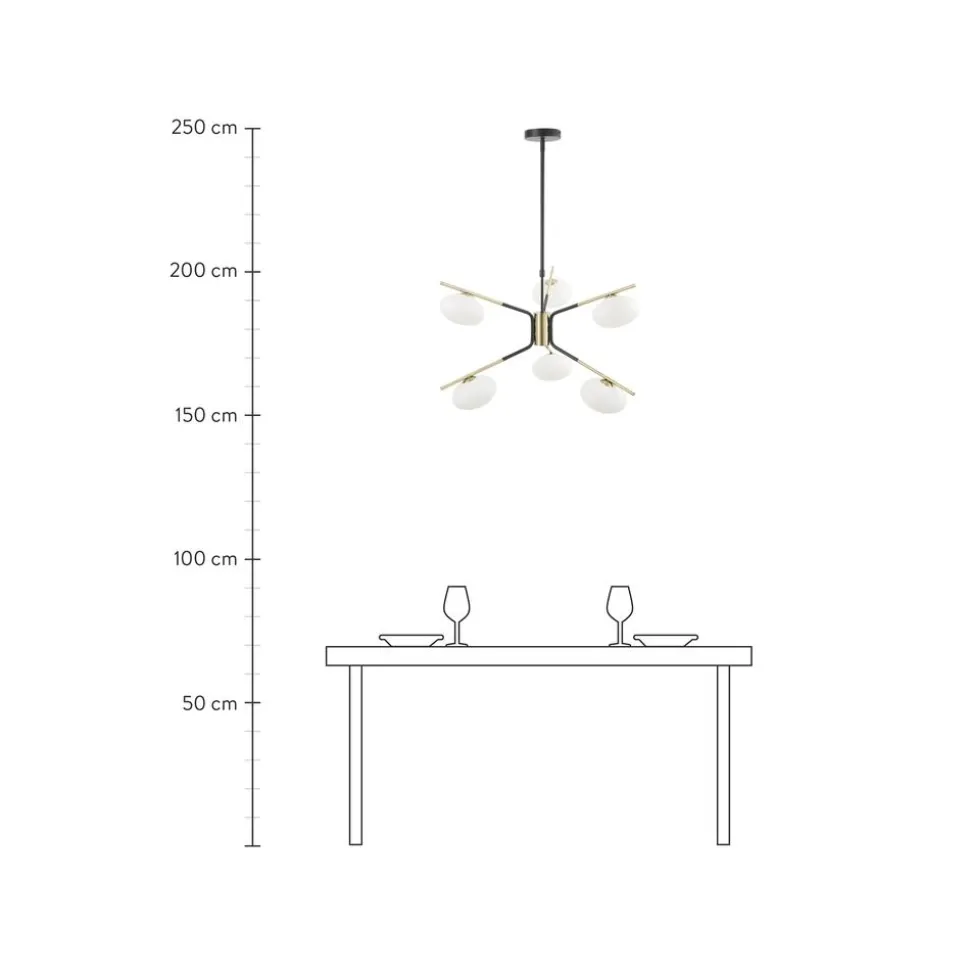 Lampara De Techo Grande De Diseno Guna