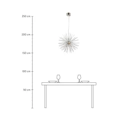 Lampara De Techo Grande De Diseno Soleil