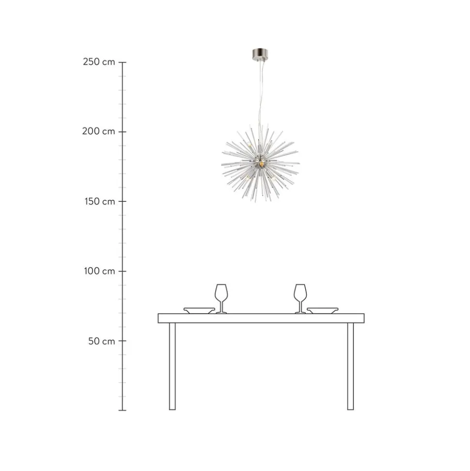 Lampara De Techo Grande De Diseno Soleil