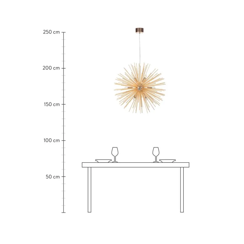 Lampara De Techo Grande De Diseno Soleil