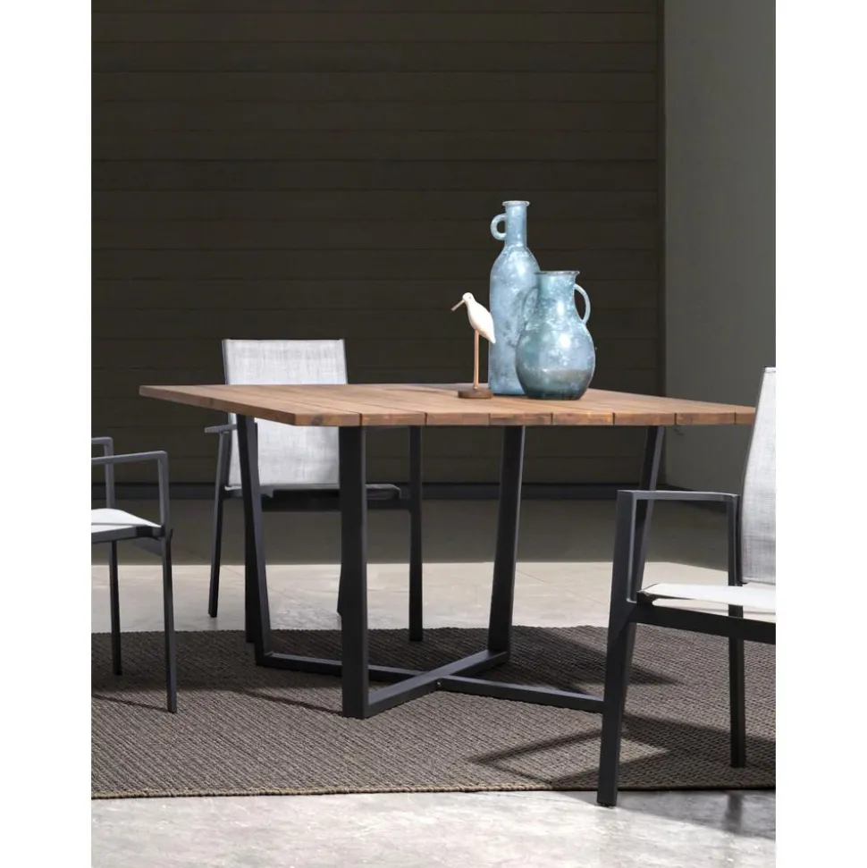 Mesa Para Exterior De Madera De Acacia Helsinki, 130 X 75 Cm